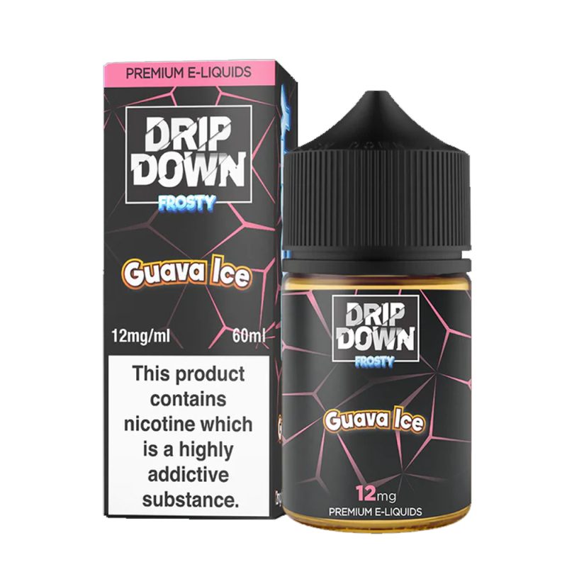 Drip Down E Liquids – Frosty Guava Ice 60ml  (12 mg) - MrVapora.pk