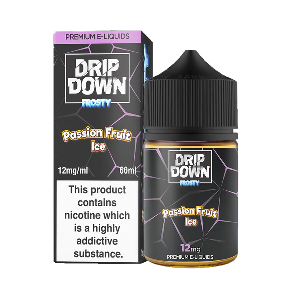 Drip Down E Liquids – Frosty Passion Fruit Ice 60ml (12MG) - MrVapora.pk