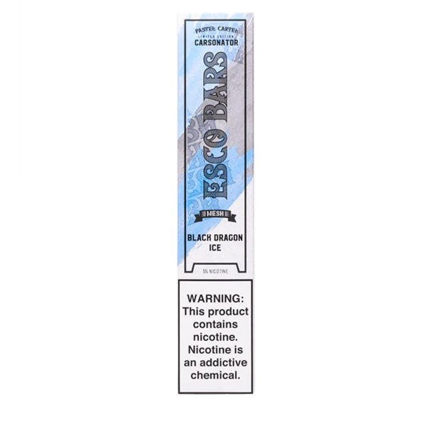 Esco Bars Disposable Vape – Black Dragon Ice 50mg (2500 Puffs) - MrVapora.pk
