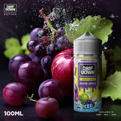 GRAPE APPLE ICE   100ML - DRIP DOWN EDITION - MrVapora.pk