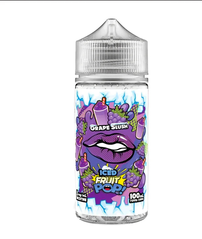GRAPE SLUSH ICE 100ML- POP VAPORS - MrVapora.pk