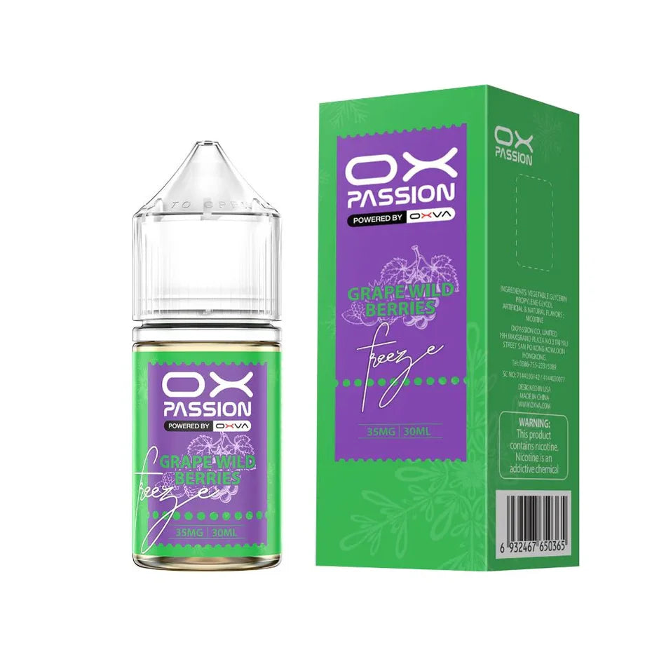GRAPE WILD BERRIES ICE  30ML- OX PASSION SALT BY OXVA - MrVapora.pk