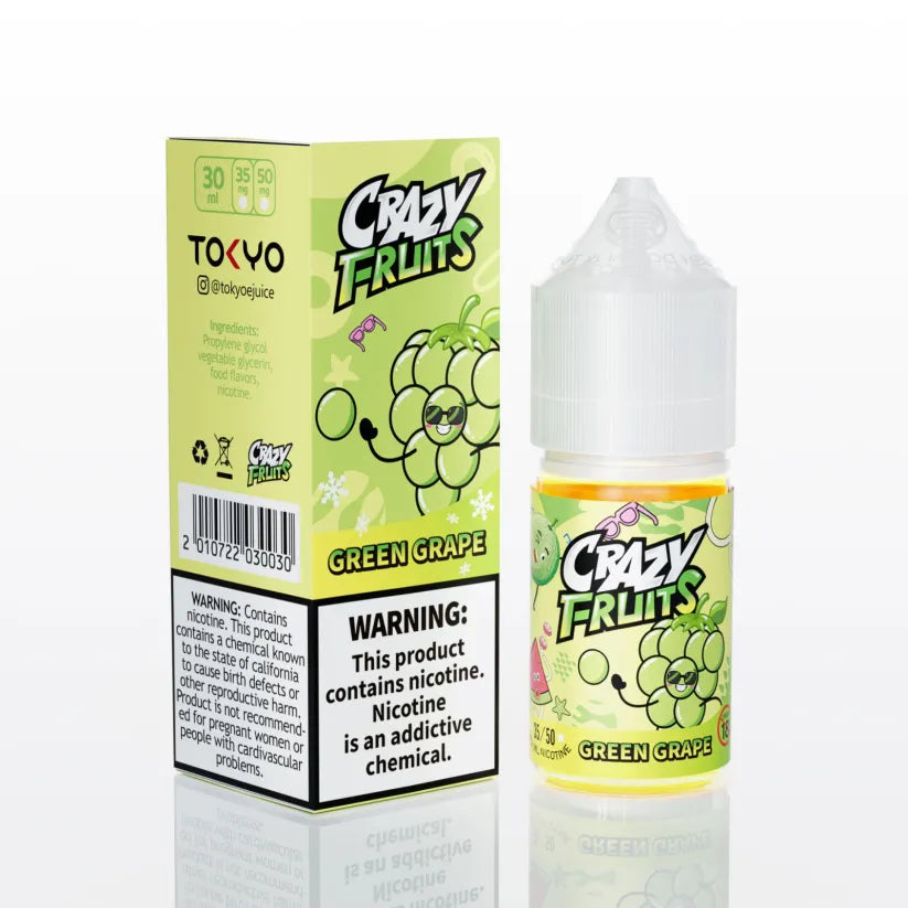 GREEN GRAPE ICE 30ML - TOKYO CRAZY FRUITS - MrVapora.pk
