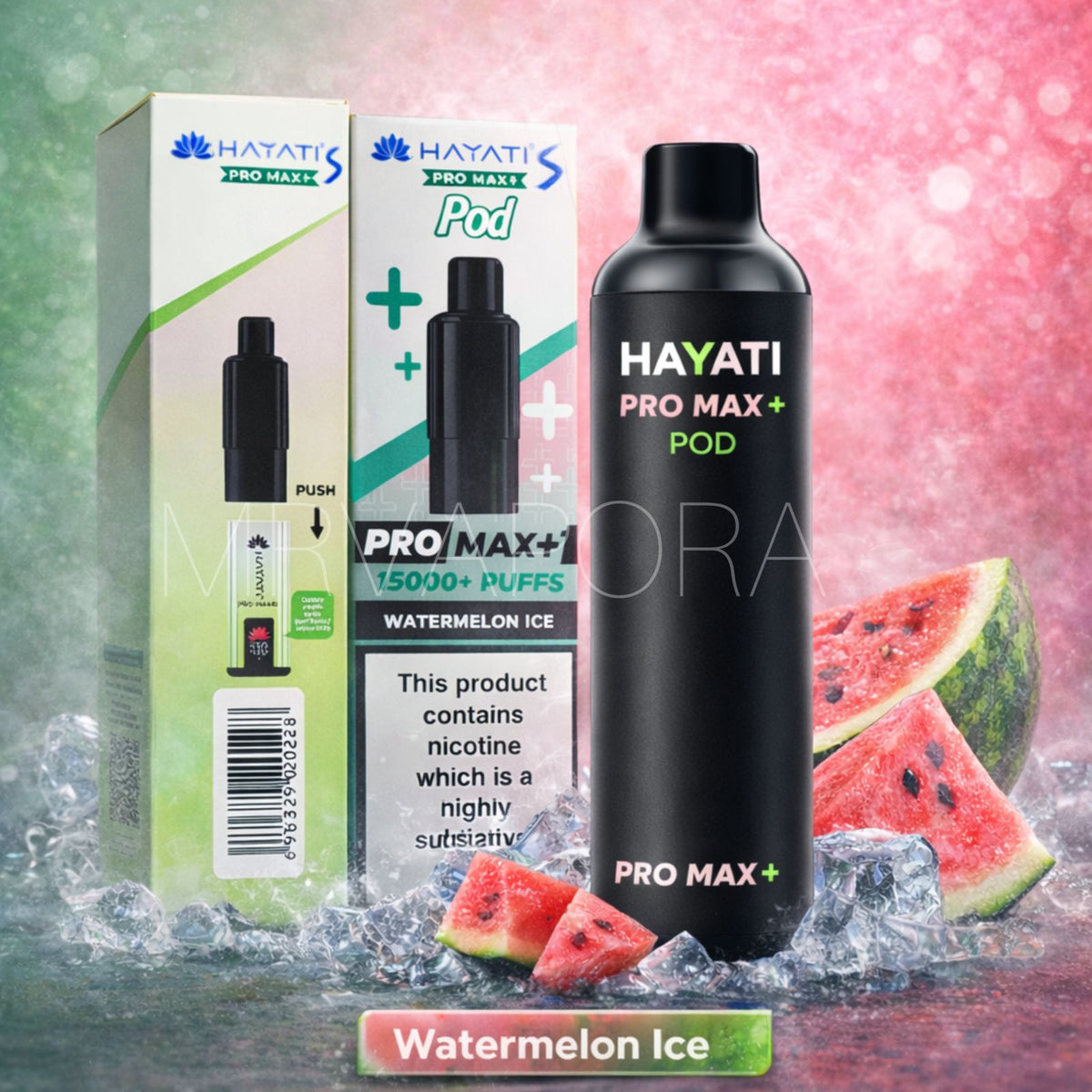 HAYATI PRO MAX + 15000 PUFFS - COMPATIBLE PODS - MrVapora.pk