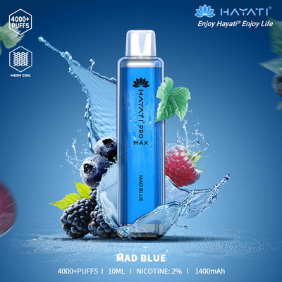 HAYATI PRO MAX 4000 PUFFS AT BEST PRICE - MrVapora.pk