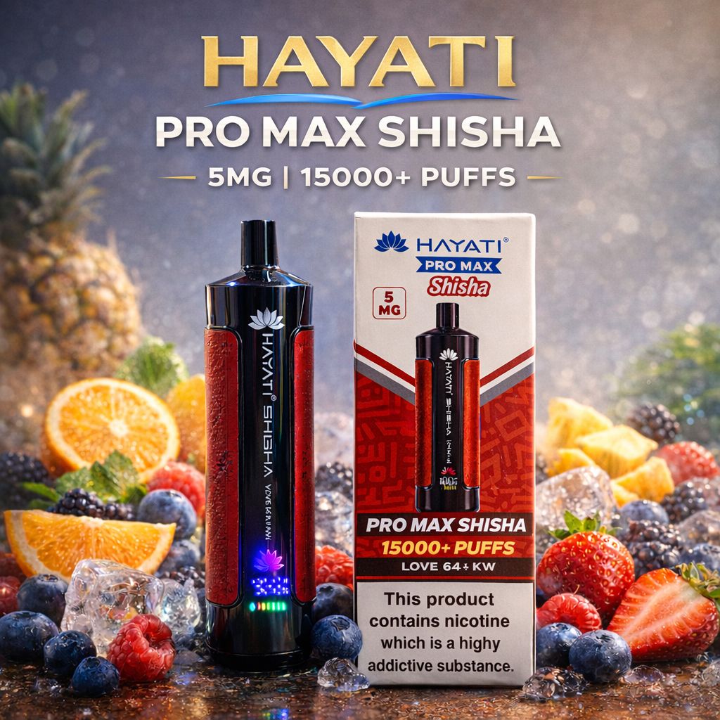 HAYATI PRO MAX SHISHA 15000 PUFFS - MrVapora.pk