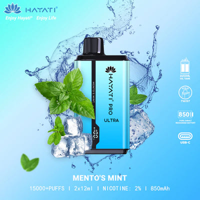 HAYATI PRO ULTRA 15000 PUFFS - MrVapora.pk