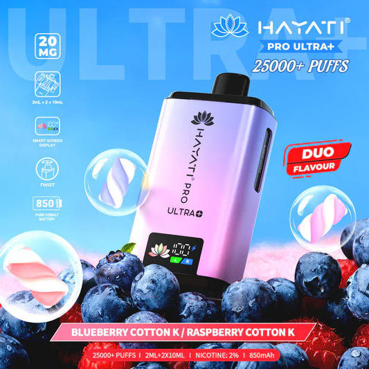 HAYATI PRO ULTRA+ 25000 Puffs - MrVapora.pk
