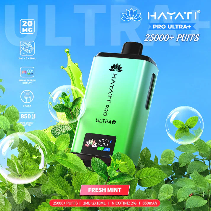 HAYATI PRO ULTRA+ 25000 Puffs - MrVapora.pk