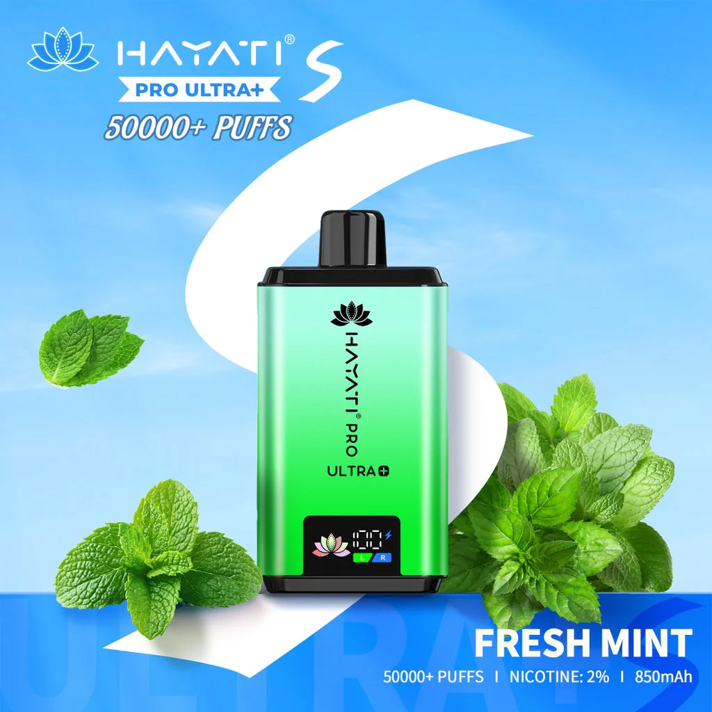 Hayati Pro Ultra Plus S- 𝟓𝟎K  Puffs Kit - MrVapora.pk