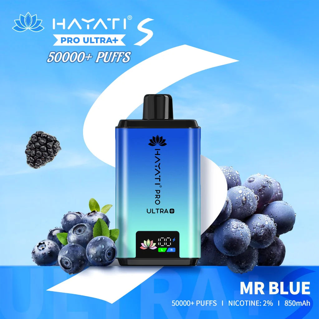 Hayati Pro Ultra Plus S- 𝟓𝟎K  Puffs Kit - MrVapora.pk