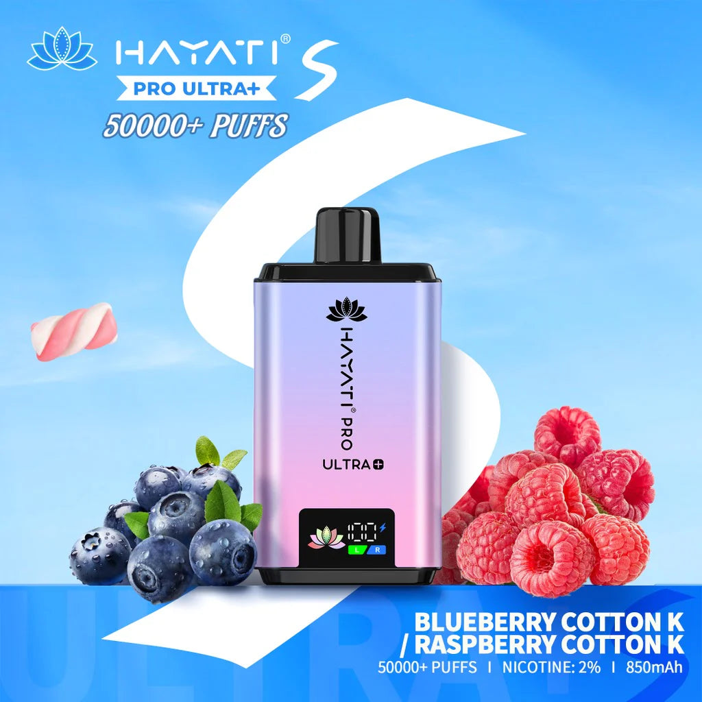 Hayati Pro Ultra Plus S- 𝟓𝟎K  Puffs Kit - MrVapora.pk