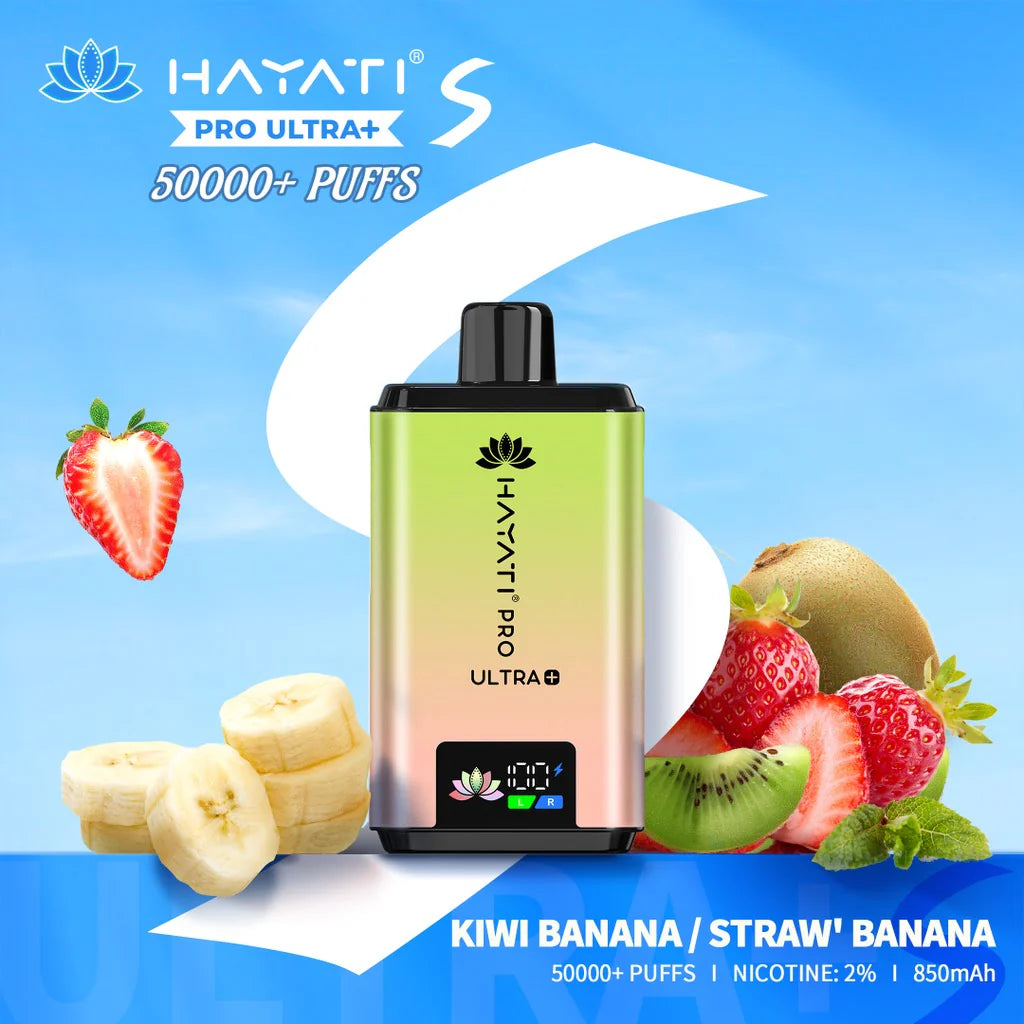 Hayati Pro Ultra Plus S- 𝟓𝟎K  Puffs Kit - MrVapora.pk