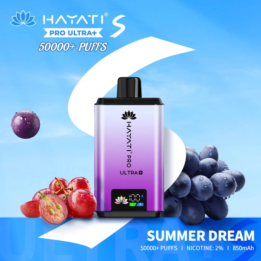 Hayati Pro Ultra Plus S- 𝟓𝟎K  Puffs Kit - MrVapora.pk