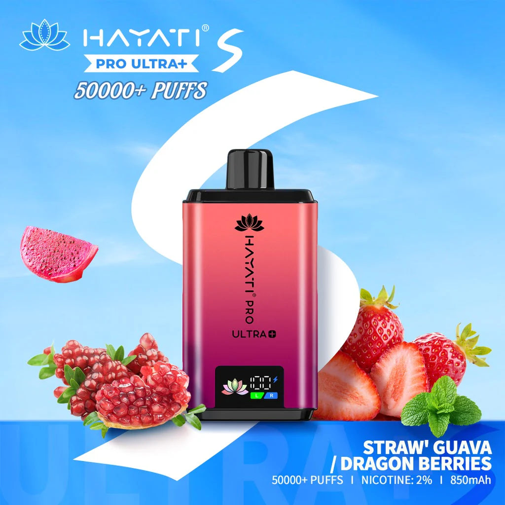 Hayati Pro Ultra Plus S- 𝟓𝟎K  Puffs Kit - MrVapora.pk