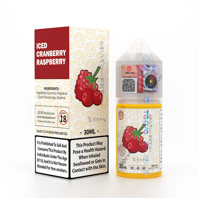 ICED CRANBERRY RASPBERRY 30ML- TOKYO CLASSIC SERIES - MrVapora.pk