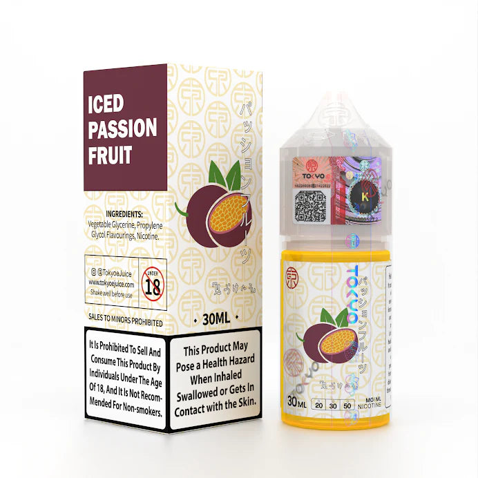 ICED PASSION FRUIT 30MG  30ML -TOKYO CLASSIC SERIES - MrVapora.pk