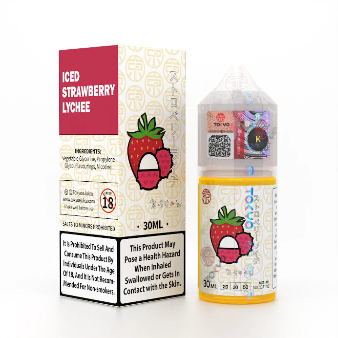 ICED STRAWBERRY LITCHI 30ML- TOKYO CLASSIC SERIES - MrVapora.pk