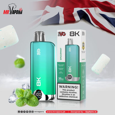 IVG 8K PUFFS 35MG DISPOSABLE - MrVapora.pk