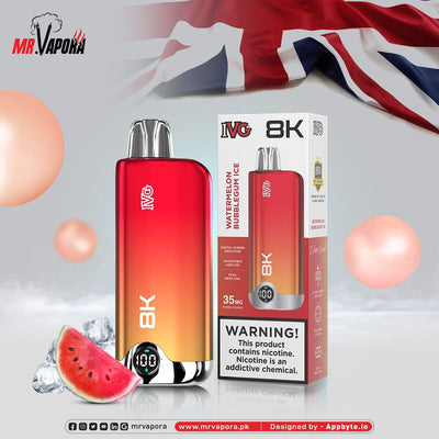 IVG 8K PUFFS 35MG DISPOSABLE - MrVapora.pk