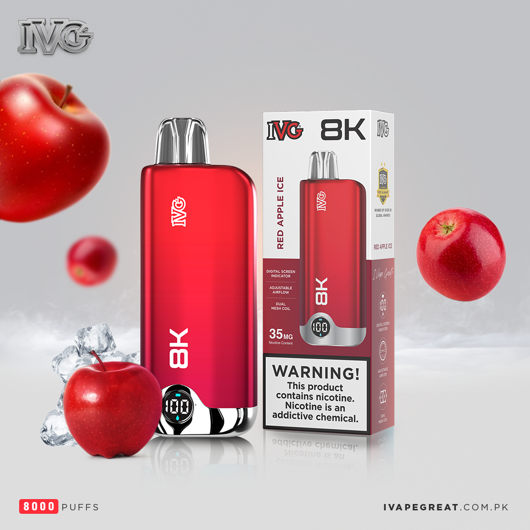 IVG 8K PUFFS 35MG DISPOSABLE - MrVapora.pk