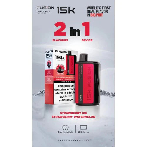 IVG FUSION 2 IN 1 DISPOSABLE 15000 PUFFS 20MG - MrVapora.pk