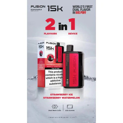 IVG FUSION 2 IN 1 DISPOSABLE 15000 PUFFS 20MG - MrVapora.pk