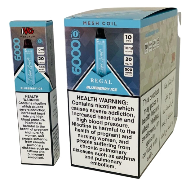 IVG REGAL 6000 20MG - MrVapora.pk