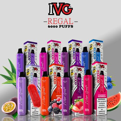 IVG REGAL DISPOSABLE 6000 PUFFS 5% - MrVapora.pk