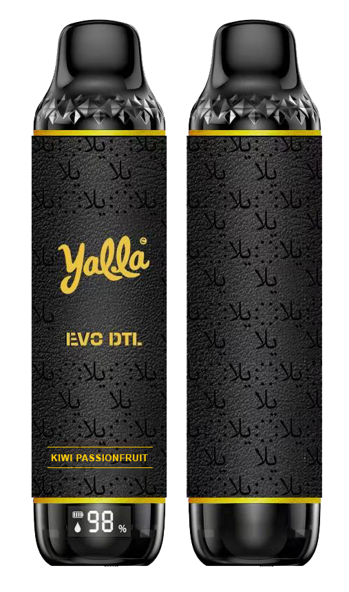 YALLA EVO DTL DISPOSABLE 12000 PUFFS - KIWI PASSIONFRUIT ICE