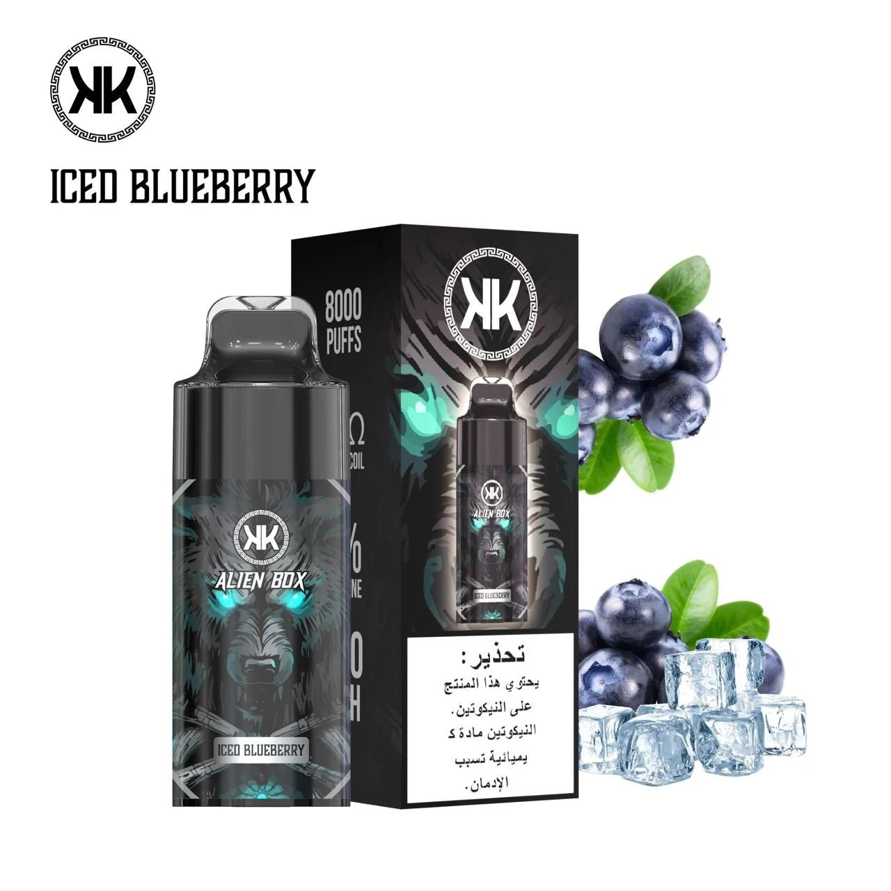 KK Energy 8000 Puffs Alien Box Disposable Vape - MrVapora.pk