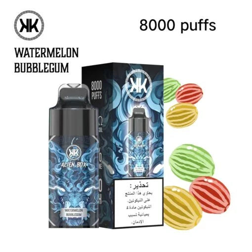 KK Energy 8000 Puffs Alien Box Disposable Vape - MrVapora.pk