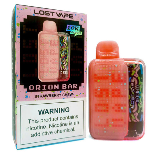 Lost Vape Ortion Bar Strawberry Chew 10k Puffs 5% - MrVapora.pk