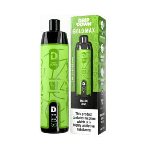 MAGIC LOVE 3MG - DRIP DOWN BOLD MAX DISPOSABLE 15000 PUFFS - MrVapora.pk