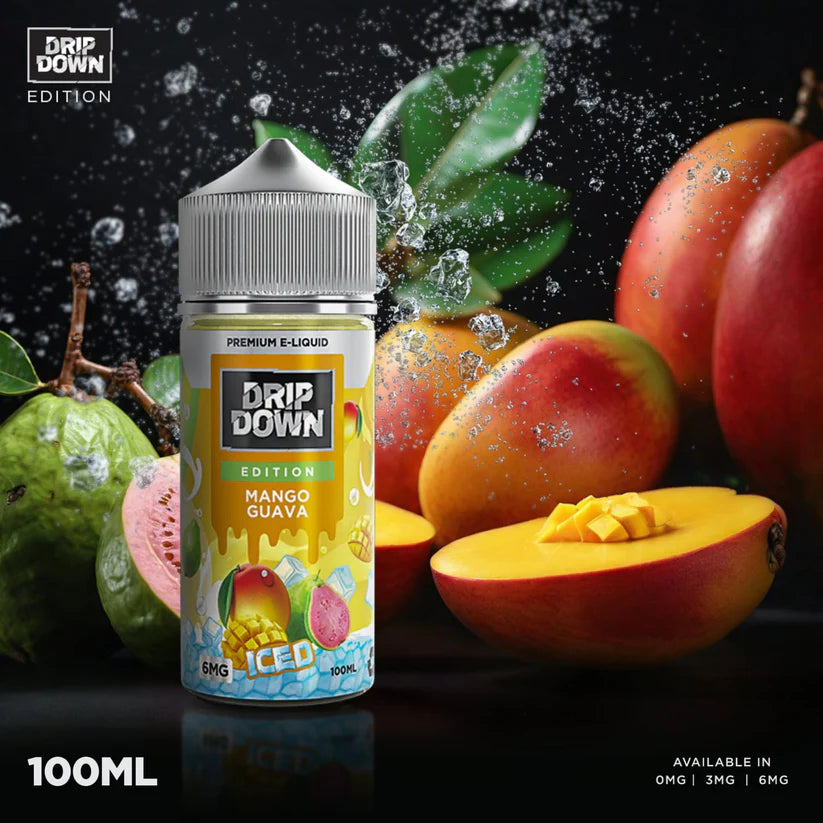 MANGO GUAVA ICE 100ML - DRIP DOWN EDITION - MrVapora.pk
