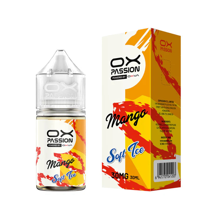 MANGO   ICE  30ML   -   OX   PASSION   SOFT   ICE - MrVapora.pk