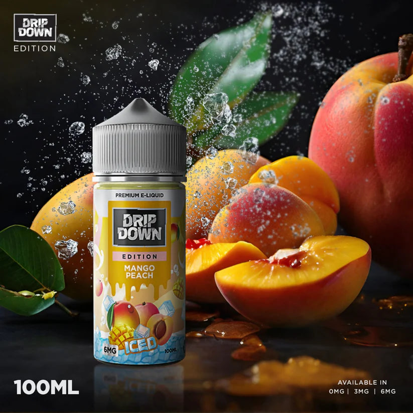 MANGO PEACH ICE 100ML - DRIP DOWN EDITION - MrVapora.pk
