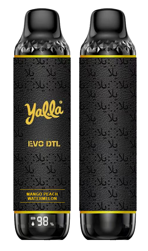 YALLA EVO DTL DISPOSABLE 12000 PUFFS - MANGO PEACH WATERMELON