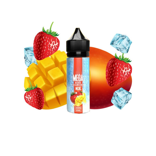 MEGA MANGO STRAWBERRY ICE 6MG 60ML - MrVapora.pk