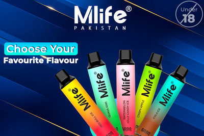 MLIFE DISPOSABLES 6000 PUFFS 50MG AT BEST PRICE - MrVapora.pk