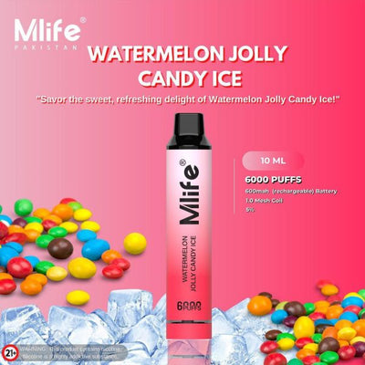 MLIFE DISPOSABLES 6000 PUFFS 50MG AT BEST PRICE - MrVapora.pk