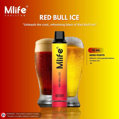MLIFE DISPOSABLES 6000 PUFFS 50MG AT BEST PRICE - MrVapora.pk
