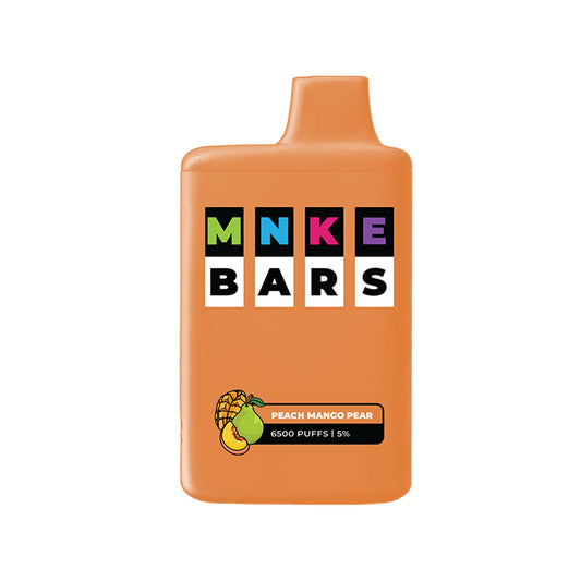 MNKE Bars Disposable Vape – Peach Mango Pear