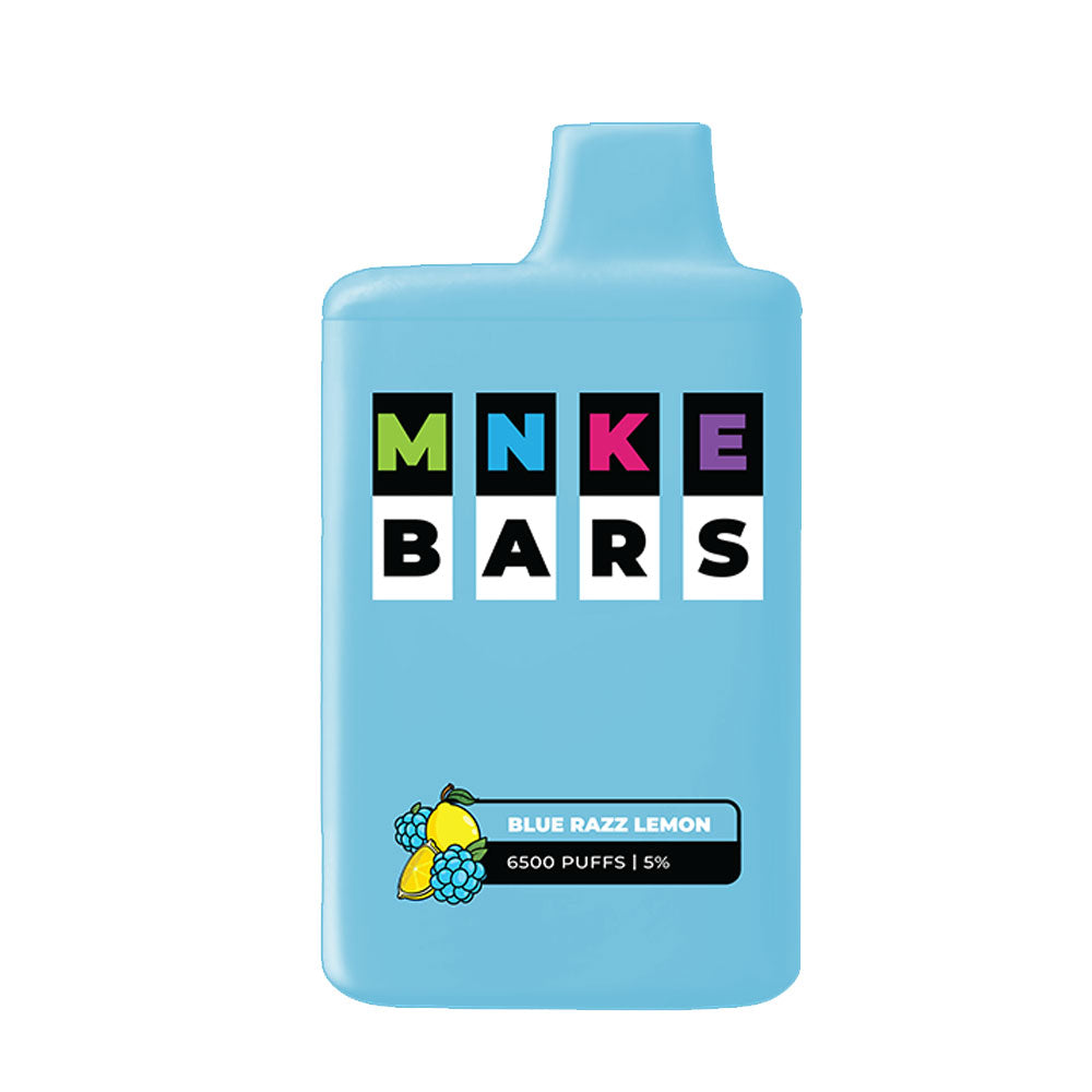 MNKE Bars Disposable Vape – Blue Razz Lemon - MrVapora.pk
