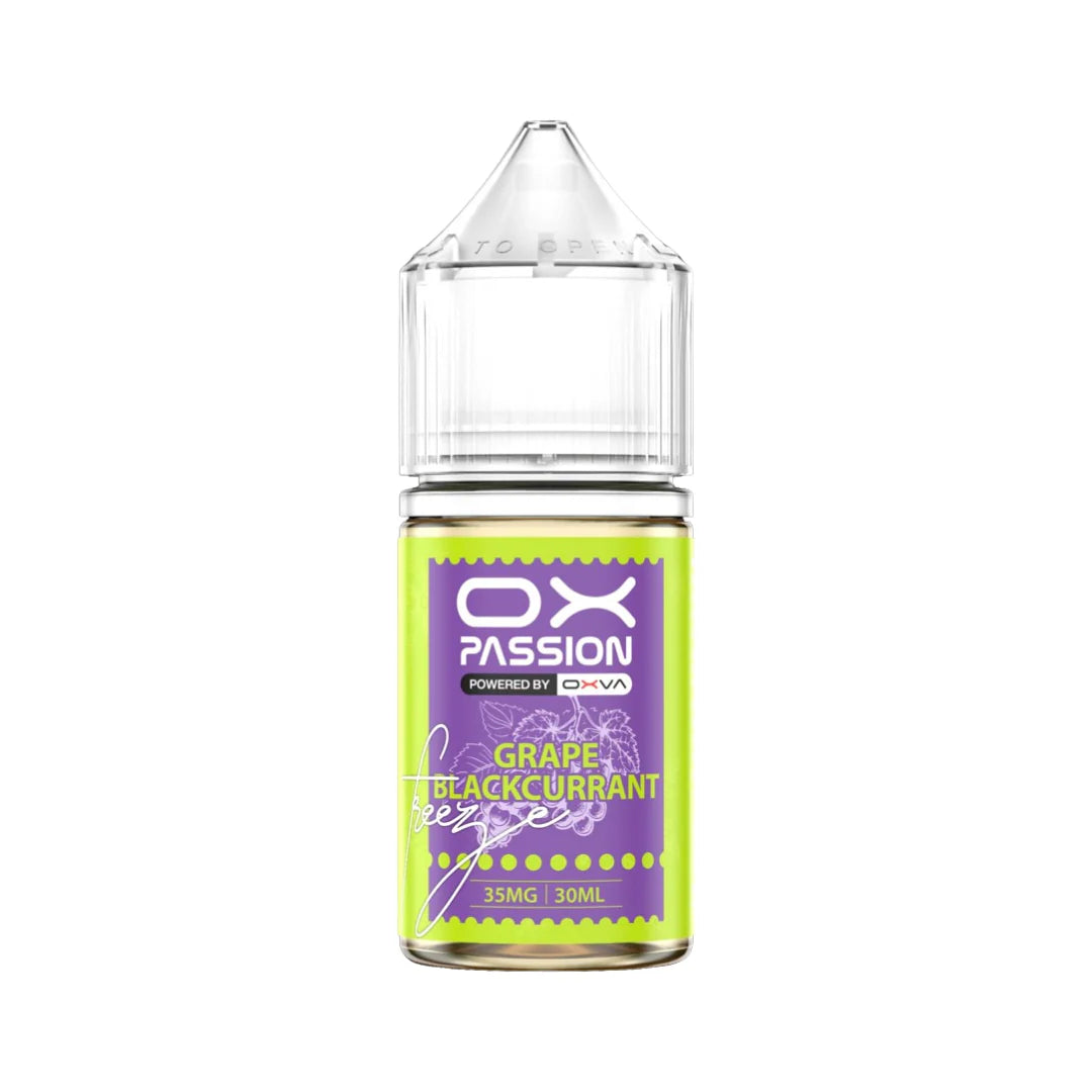 OX PASSION NIC SALT – GRAPE BLACKCURRANT FREEZE – 30ML - MrVapora.pk