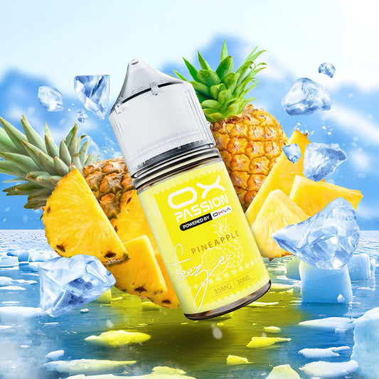 OXVA PASSION FREEZE PINEAPPLE 35MG,55MG 30ML - MrVapora.pk