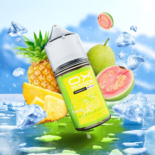 OXVA PASSION FREEZE PINEAPPLE GUAVA 55MG 30ML - MrVapora.pk