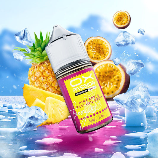 OXVA PASSION FREEZE PINEAPPLE PASSION FRUIT 35MG 30ML - MrVapora.pk
