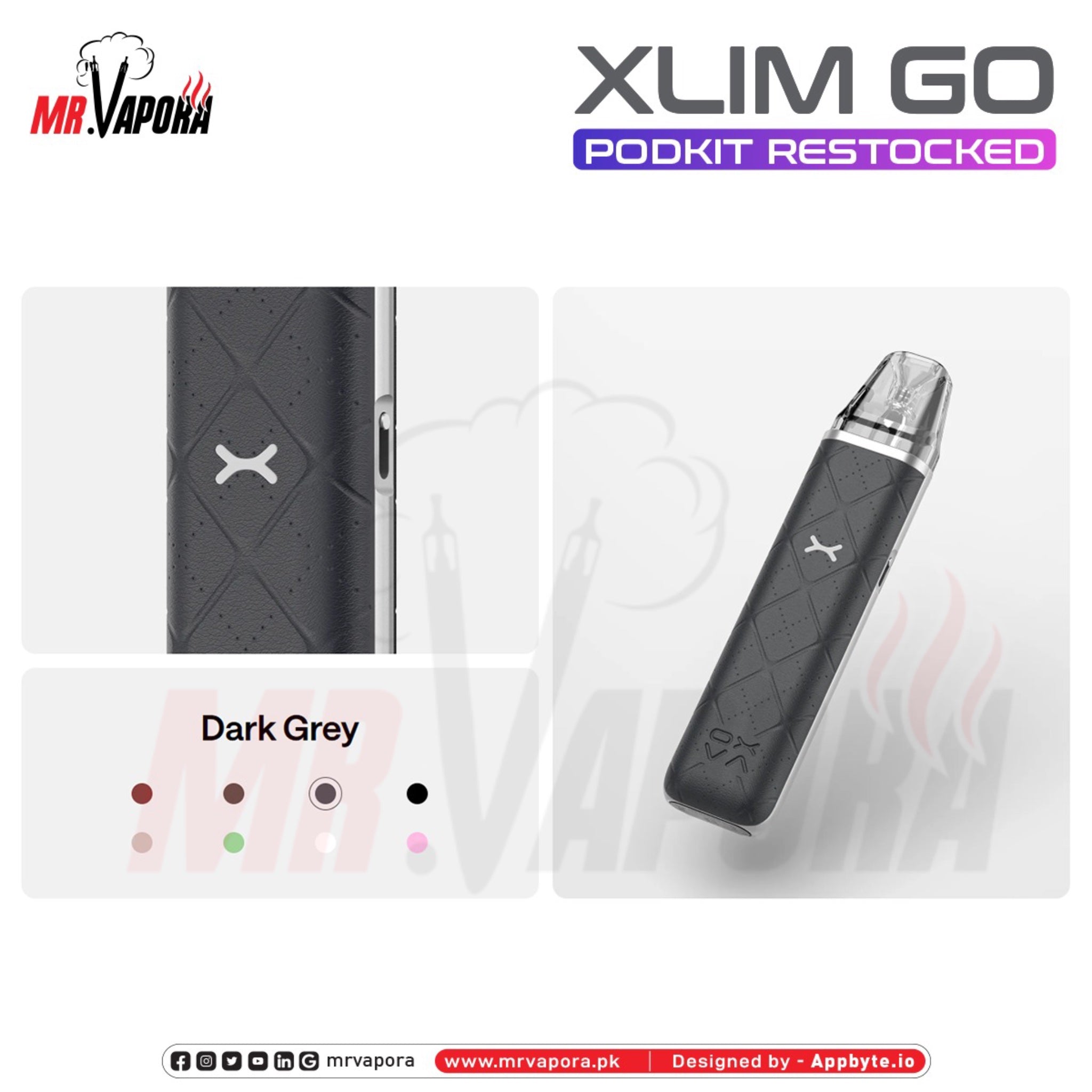 OXVA  XLIM GO POD KIT 30W - MrVapora.pk