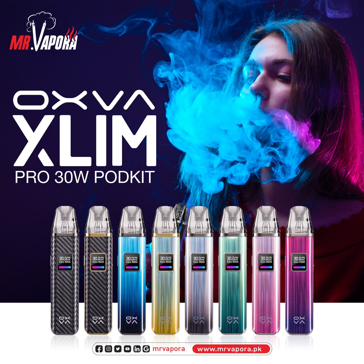 OXVA XLIM PRO 30W POD KIT - MrVapora.pk